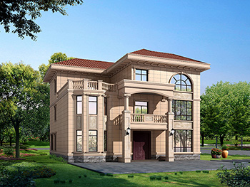 農(nóng)村三層樓房設(shè)計圖及效果圖，復(fù)式框架結(jié)構(gòu)