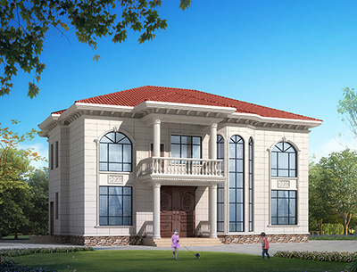 二層復(fù)式小別墅設(shè)計圖，樓中樓結(jié)構(gòu)，外觀漂亮，簡單